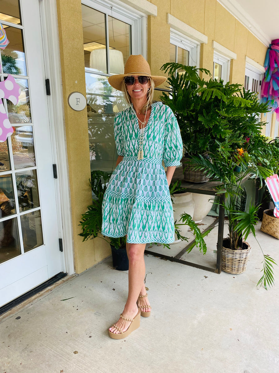 Organic Ann Taylor cream pom pom dress / cover up