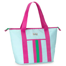  Hot Pink & Turquoise Zippi Tote