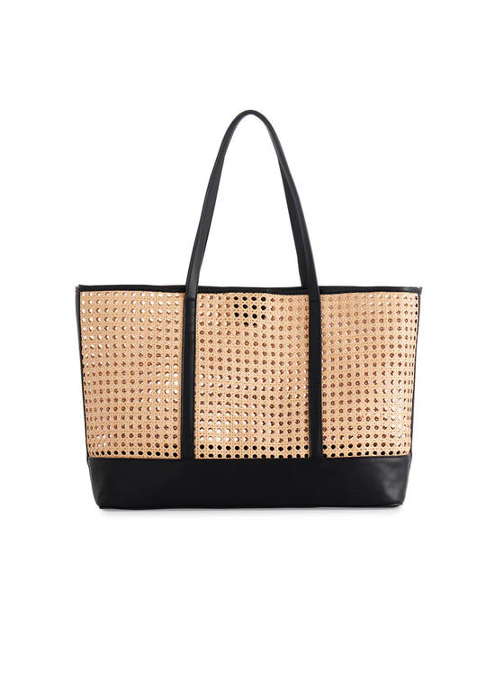 Soleil Rattan Tote