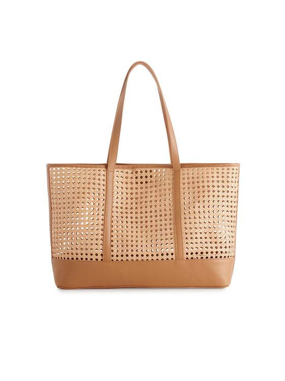 Soleil Rattan Tote