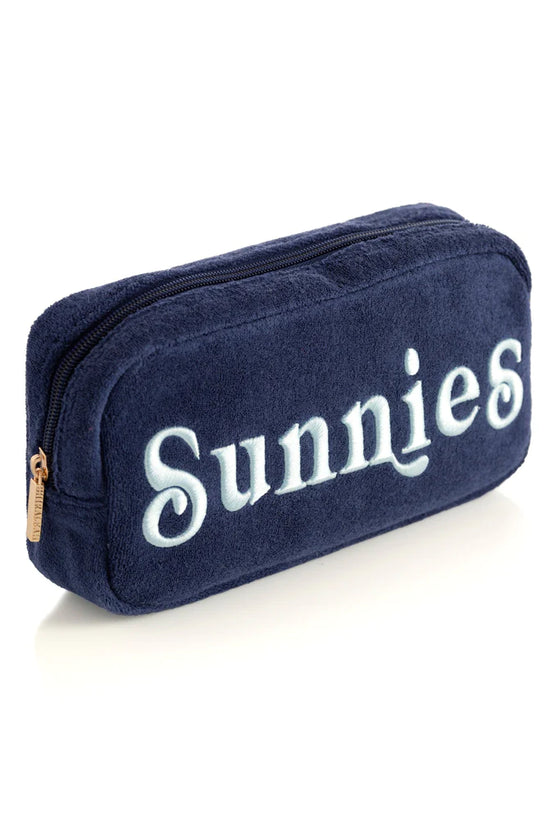 Navy Terry Sunnies Pouch