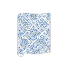  Handpainted Blue Filigree Table Runner