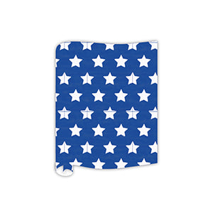 Handpainted Patriotic Stars Table Runner