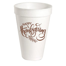  'Happy Thanksgiving' Styrofoam Cups RB