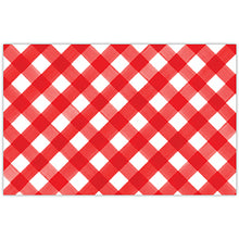  Red & White Buffalo Check Placemat Pad