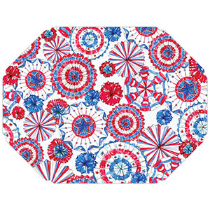 Die Cut Patriotic Pinwheels Placemat