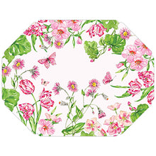  Die Cut Pink Botanical Garden Placemat