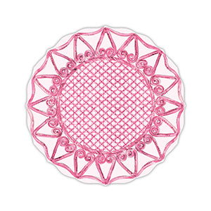 Pink Rattan Placemat