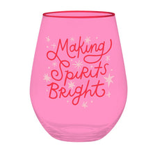  Pink Spirits Bright Jumbo Stemless Wine Glass