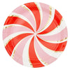 Peppermint Candy Paper Plate