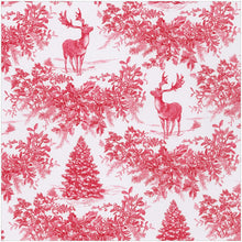 Christmas Toile Red Gift Wrap