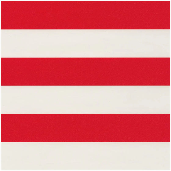 Awning Stripe Red Gift Wrap