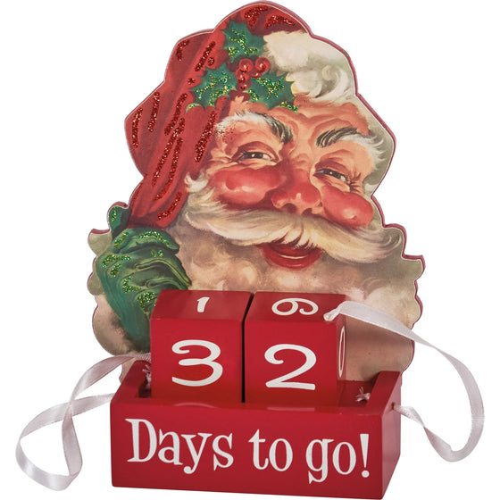 Santa 'Days to Go' Decor