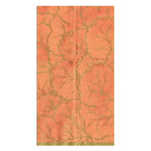  Coral Gilded Majolica Guest Towel