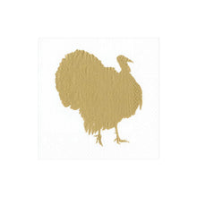  Turkey Fan Boxed Cocktail Napkins