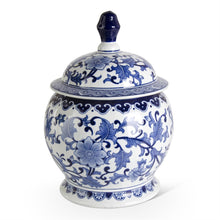  14.25" Blue & White Ginger Jar