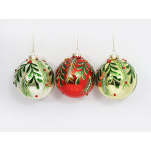  4" Mistletoe Ornament Glass