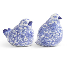  Blue & White Chinoiserie Porcelain Birds