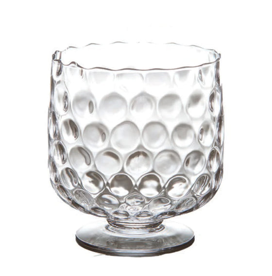 Dimpled Glass Hurricane Medium