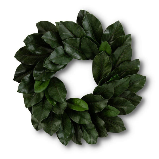 28" Faux Magnolia Wreath