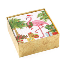  Christmas Flamingo Boxed Cocktail Napkins