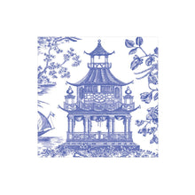  Chinoiserie Toile Pagoda Cocktail Napkins 20/Pkg