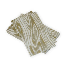  Woodgrain Silver/Gold Guest Towel Napkin