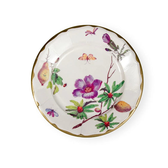 Porcelain Blooms Dessert Plate