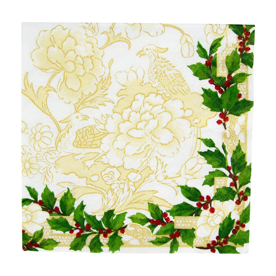 Holly Ceramic Luncheon Napkin