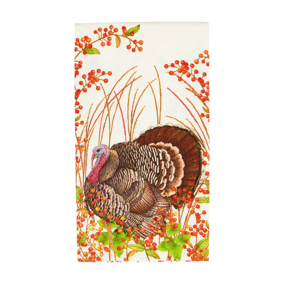Turkey and Berries Guest Towel Napkin