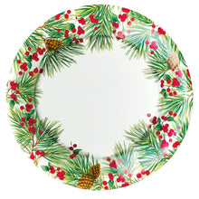  Evergreen and Berries Dessert Plates