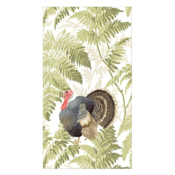 Turkey Among Ferns Guest Towel Napkin