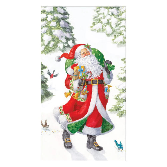 Woodland Santa Guest Towel