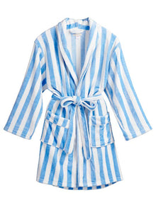  Helena Blue and White Stripe Robe