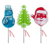 Frosted Holiday Lollipops - Assorted
