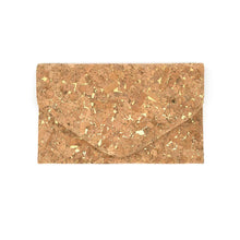  Cork and Gold Clutch