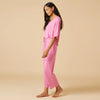 Dream Relaxed V-Neck w/ Capri Lounge Set