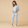Dream Relaxed V-Neck w/ Capri Lounge Set