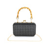Cindy Rattan Bag with Bamboo Handle