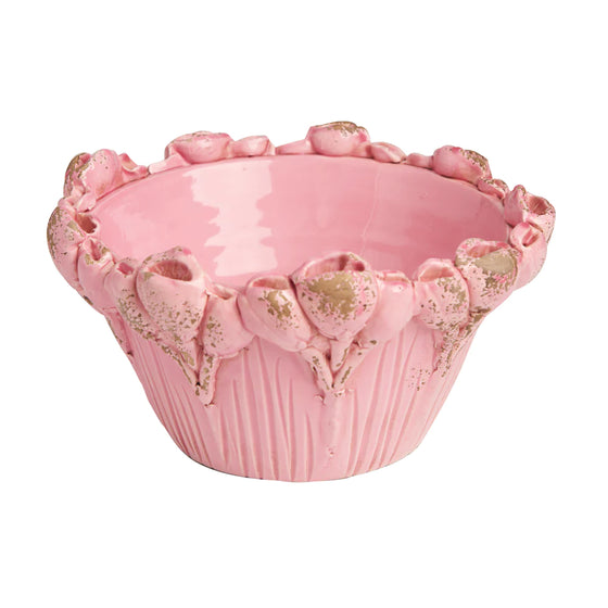 Pink Les Fleur Flower Bowl