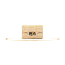  Raffia Clutch with Bamboo Toggle Clasp