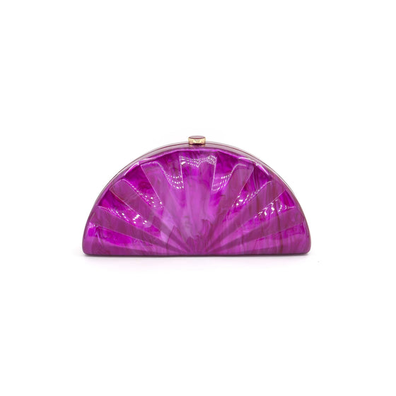 BC Half Moon Acrylic Clutch