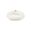 Shell Evening Bag with Gold Clasp