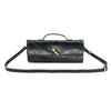 Embossed Clutch with Gold Knot Closure