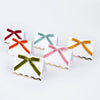  Thanksgiving Velvet Bow Place Cards