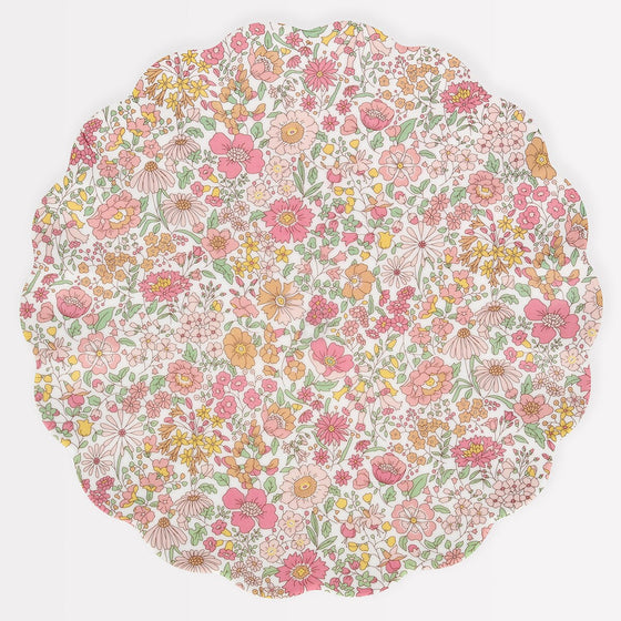 Liberty Melamine Scalloped Plate