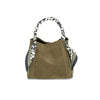 Gianna Suede Style Bag w/ Scarf Handle