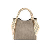 Gianna Suede Style Bag w/ Scarf Handle