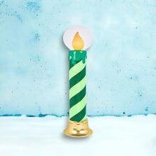  38" Green LED Candle