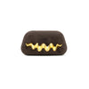 Lea Suede Style Clutch w/ Gold Accent
